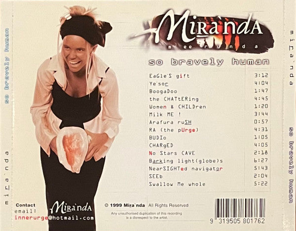 Miṟa'nda : So Bravely Human (CD, Album)
