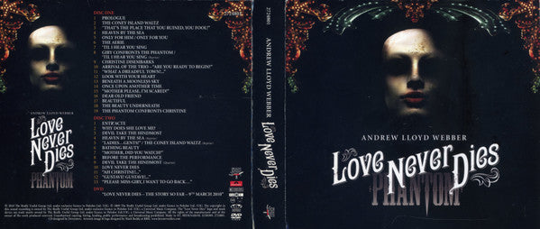 Andrew Lloyd Webber : Love Never Dies (2xCD + DVD, NTSC + Dlx)