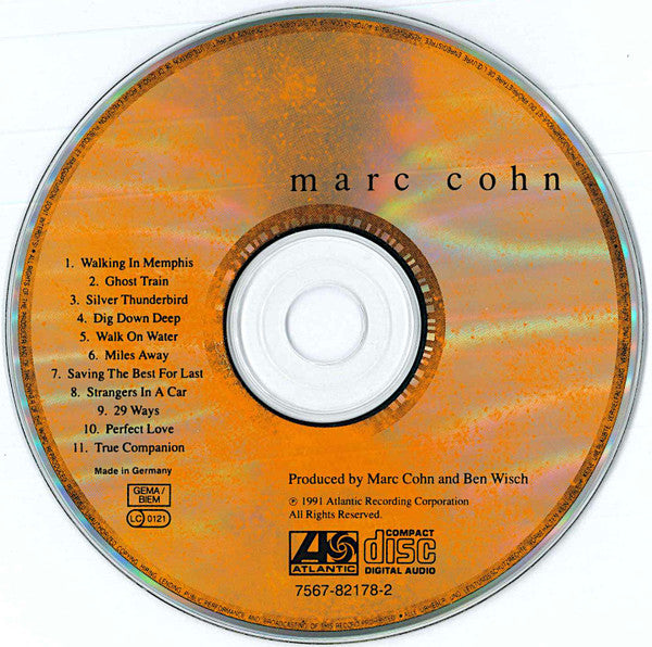 Marc Cohn : Marc Cohn (CD, Album)