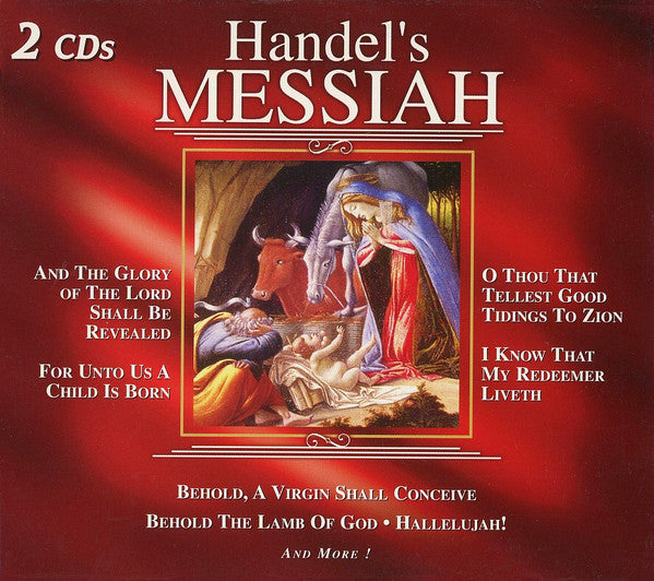 Handel*, Andrew Lane (5) : Messiah (2xCD, Album)