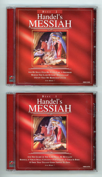 Handel*, Andrew Lane (5) : Messiah (2xCD, Album)