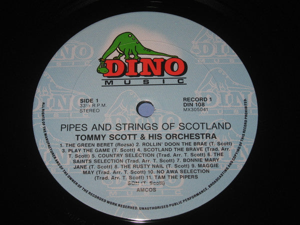 Tommy Scott & His Orchestra* : Pipes And Strings Of Scotland  (2xLP, Album, Gat)