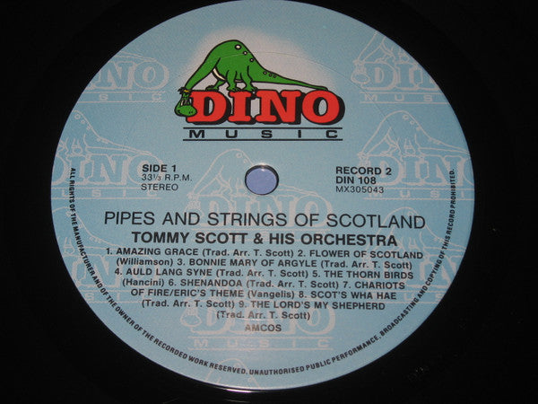 Tommy Scott & His Orchestra* : Pipes And Strings Of Scotland  (2xLP, Album, Gat)