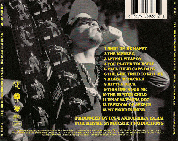 Ice-T : The Iceberg (Freedom Of Speech... Just Watch What You Say) (CD, Album)