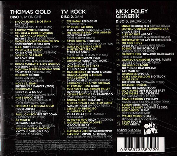Thomas Gold / TV Rock / Nick Foley & Generik : Onelove Volume 9 - Neon Nights (3xCD, Comp, Mixed)