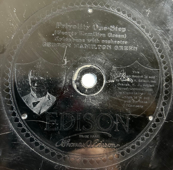 George Hamilton Green / Earl Fuller's Famous Jazz Band : Frivolity One-Step / Jazbo Jazz (Edison Disc, Shi)