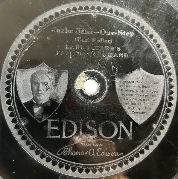 George Hamilton Green / Earl Fuller's Famous Jazz Band : Frivolity One-Step / Jazbo Jazz (Edison Disc, Shi)