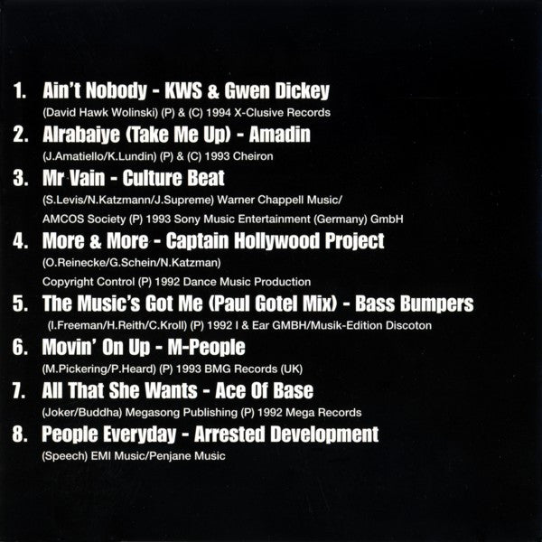 Various : Movin' On Up - 16 Hot Dance Trax (CD, Comp)