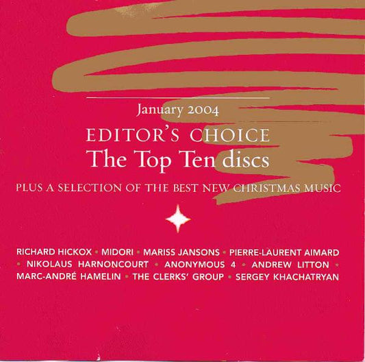 Various : Gramophone Editor's Choice: January 2004 (CD, Comp)