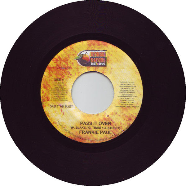 Frankie Paul : Pass It Over (7")