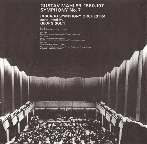 Mahler*, Chicago Symphony Orchestra, Georg Solti : Symphony No. 7 (2xLP + Box)