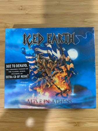 Iced Earth : Alive In Athens (3xCD, Album, Dig)