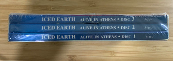 Iced Earth : Alive In Athens (3xCD, Album, Dig)