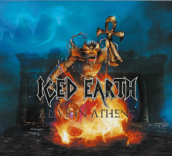 Iced Earth : Alive In Athens (3xCD, Album, Dig)