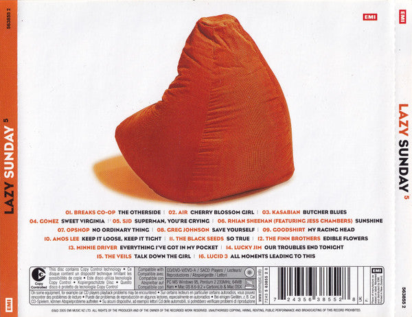 Various : Lazy Sunday 5 (CD, Comp)