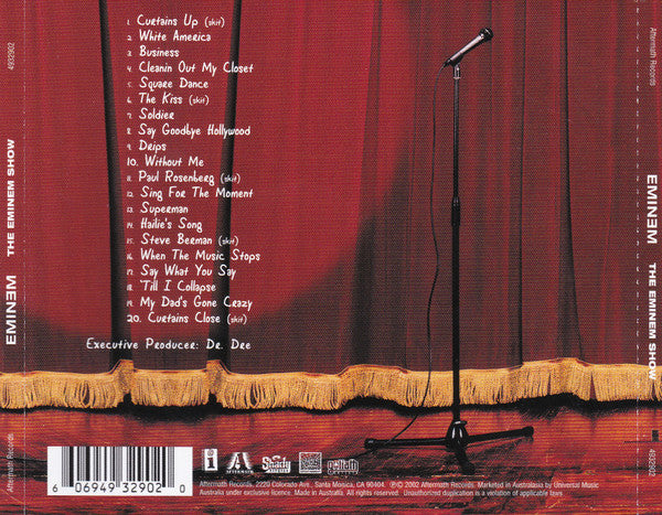 Eminem : The Eminem Show (CD, Album, Blu)