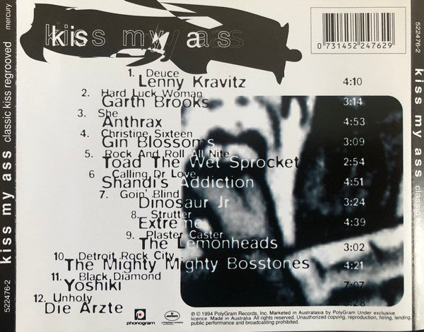 Various : Kiss My Ass: Classic Kiss Regrooved (CD, Album, Comp)
