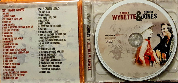 Tammy Wynette, George Jones (2) : Tammy Wynette & George Jones (2xCD, Comp)