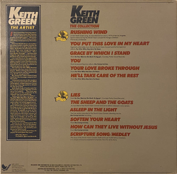 Keith Green (2) : The Keith Green Collection (LP, Comp)