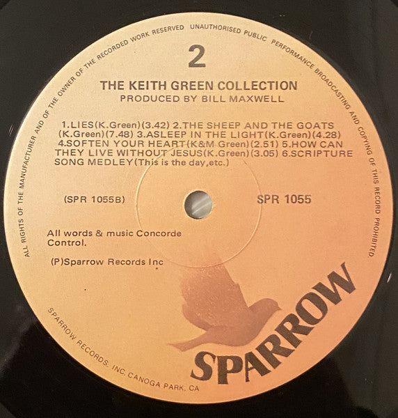 Keith Green (2) : The Keith Green Collection (LP, Comp)
