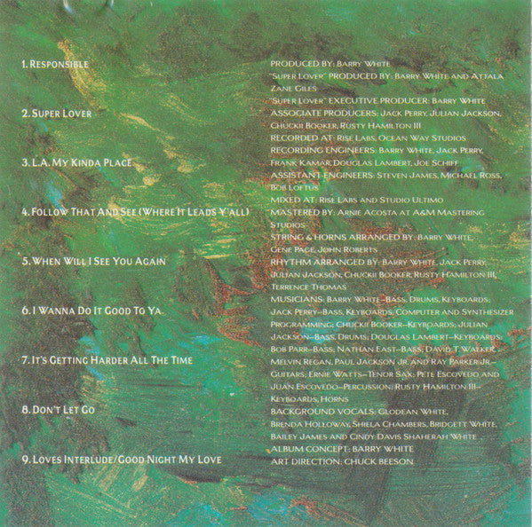 Barry White : The Man Is Back (CD, Album, RE)