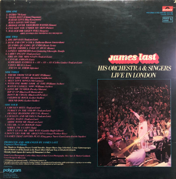 James Last : Live In London (2xLP)