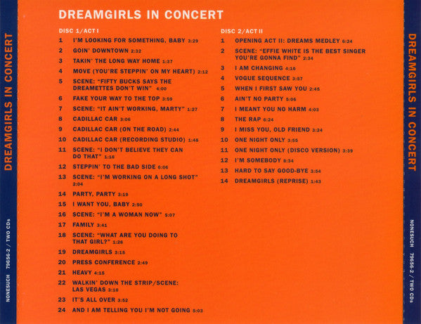 Various : Dreamgirls In Concert (2xCD)