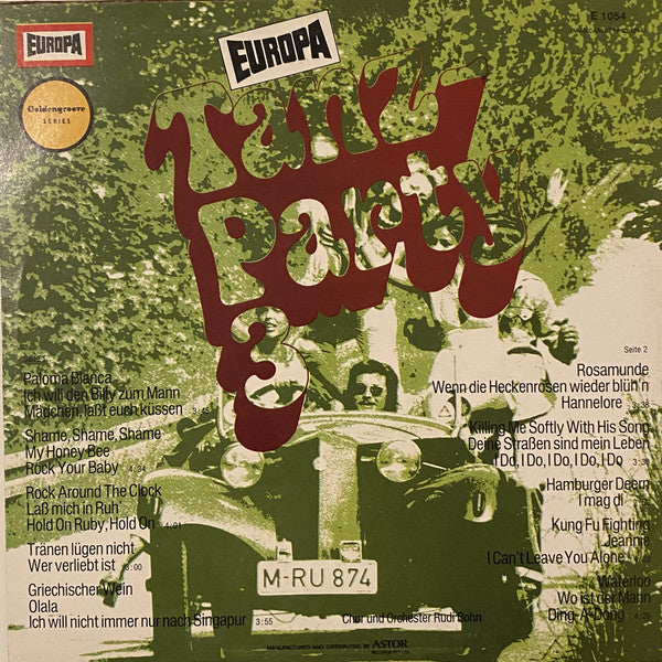 Chor Und Orchester Rudi Bohn : Europa Tanzparty 3 (LP, Album)