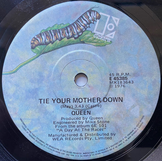 Queen : Tie Your Mother Down (7", Single)