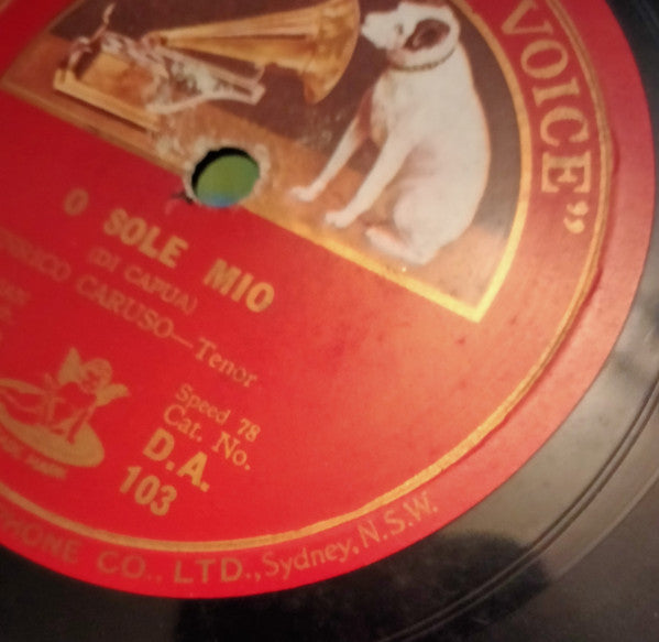 Enrico Caruso : O Sole Mio / 'A Vucchella (Shellac, 10")
