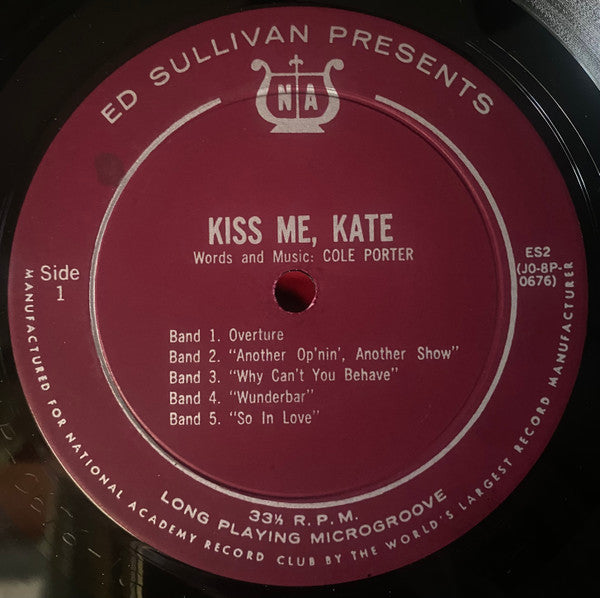 Various : Kiss Me, Kate (LP, Album)