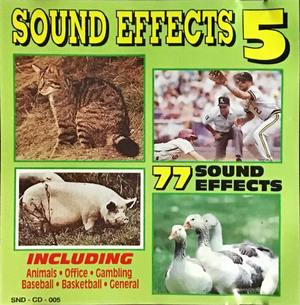 No Artist : Sound Effects 5 (CD)