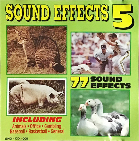 No Artist : Sound Effects 5 (CD)