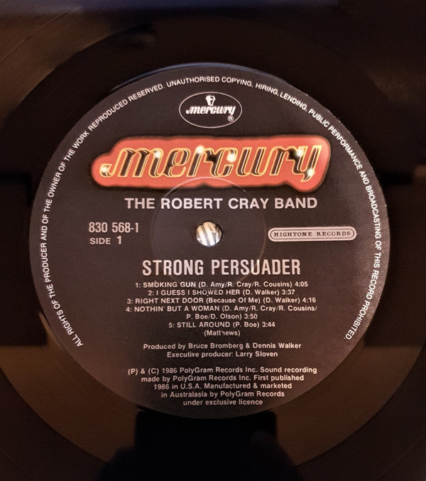 Robert Cray : Strong Persuader (LP, Album)