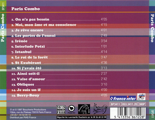 Paris Combo : Paris Combo (CD, Album)