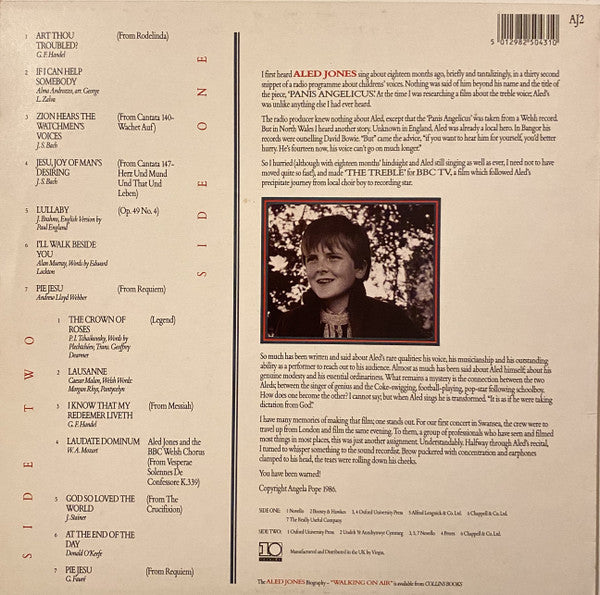 Aled Jones : Pie Jesu (LP, Album)