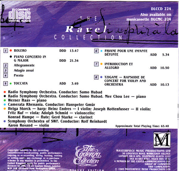 Various : The Ravel Collection (CD, Comp, Dlx)