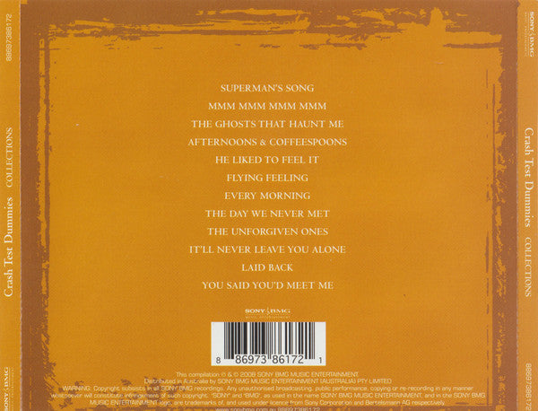 Crash Test Dummies : Best Of Crash Test Dummies - Collections (CD, Comp)