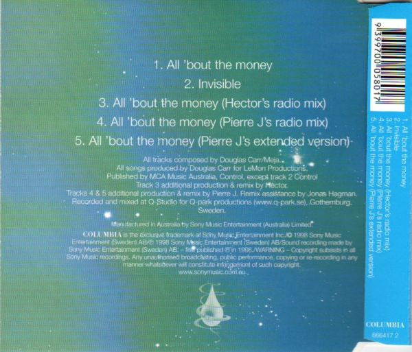 Meja : All 'Bout The Money (CD, Single)