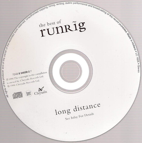 Runrig Long Distance Buy Runrig : The Best Of Runrig (Long Distance) (CD, Comp) Online for a ...