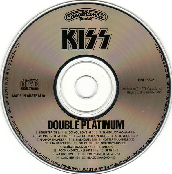 Kiss : Double Platinum (CD, Comp, RE)