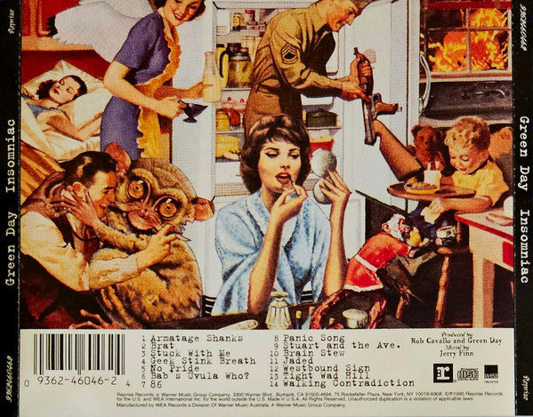 Green Day : Insomniac (CD, Album)