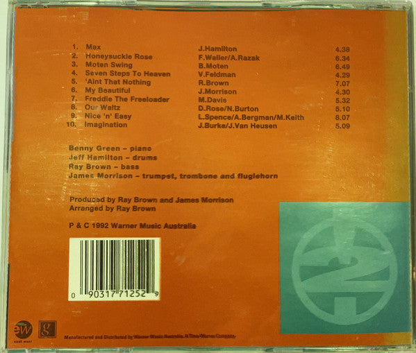 James Morrison, Ray Brown : Two The Max (CD, Album)