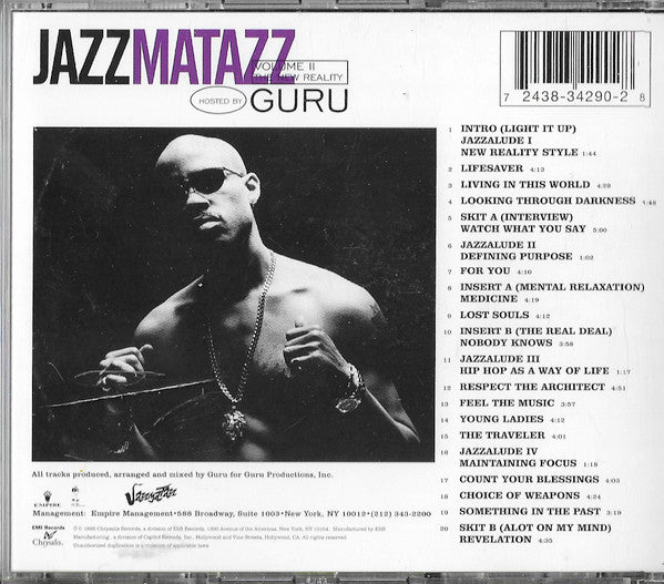 Guru : Jazzmatazz Volume II:  The New Reality (CD, Album)