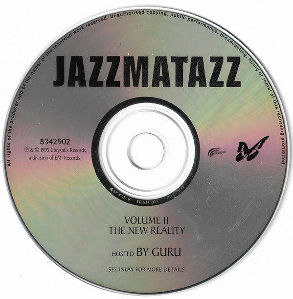 Guru - Jazzmatazz Volume II: The New Reality (CD, Album) (Very Good Plus  (VG+))