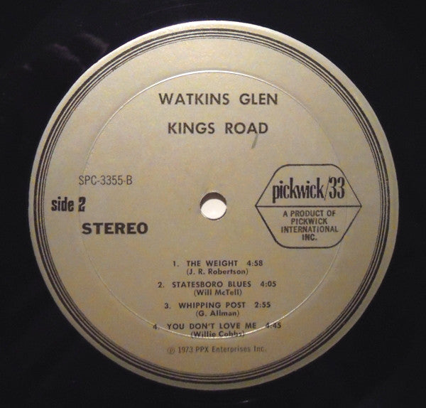 Kings Road : Watkins Glen (LP, Album)