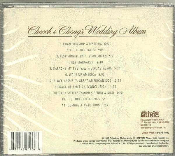 Cheech & Chong : Cheech & Chong's Wedding Album (CD, Album, RE)