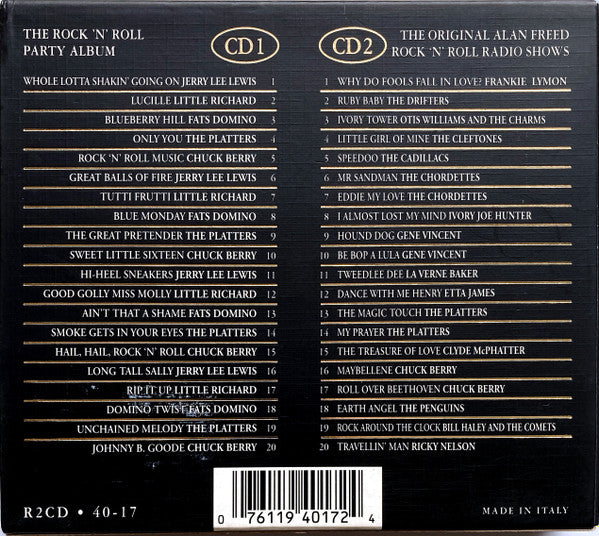 Various : Rock 'N' Roll - The Gold Collection - 40 Classic Performances (2xCD, Comp, Gol)