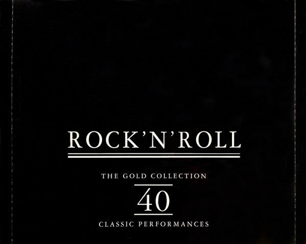 Various : Rock 'N' Roll - The Gold Collection - 40 Classic Performances (2xCD, Comp, Gol)