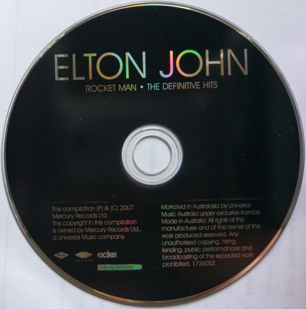 Elton John : Rocket Man: The Definitive Hits (CD, Comp, Sup)